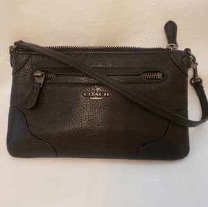 Black Coach Wristlet